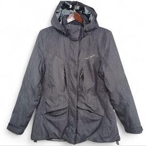 Helly Hansen Women’s Arctic Legacy Insulated Jacket L Slate Grey Removable Hood